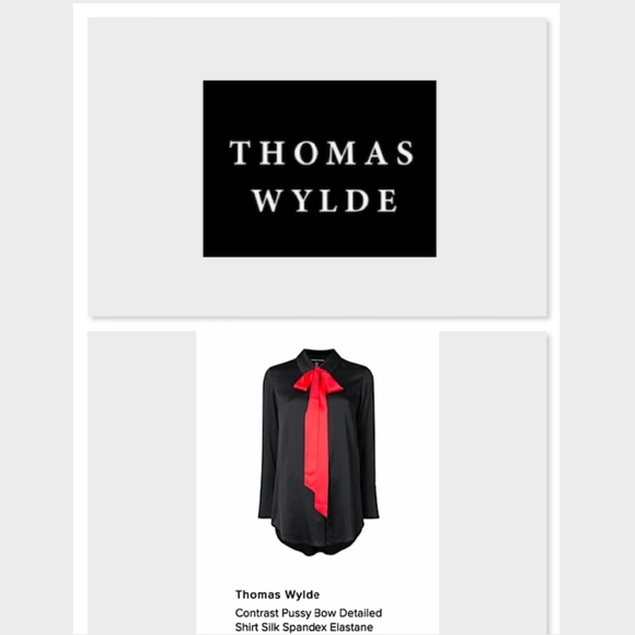 Thomas Wylde designer blouse size S Retail $1015 - Picture 2 of 4
